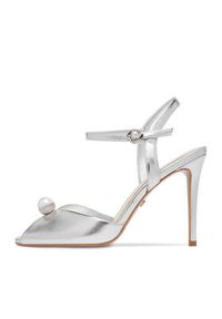 Gino Rossi - GINO ROSSI Sandały CEO-ROSE-LT2091-W Srebrny. Kolor: srebrny. Materiał: skóra #7