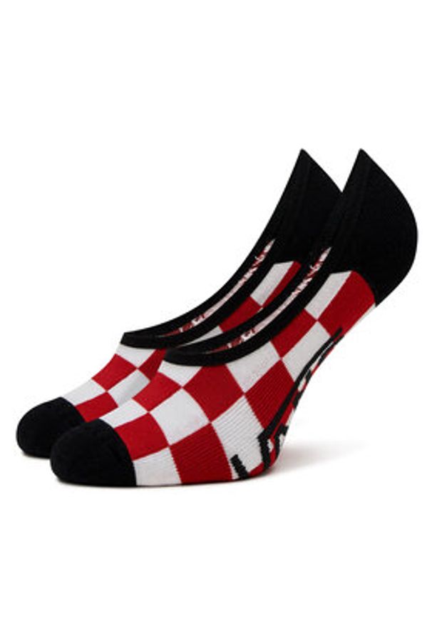 Vans Zestaw 3 par stopek unisex Classic Super No Show VN000XS9RLM1 r.38,5/42 Czarny. Kolor: czarny. Materiał: materiał