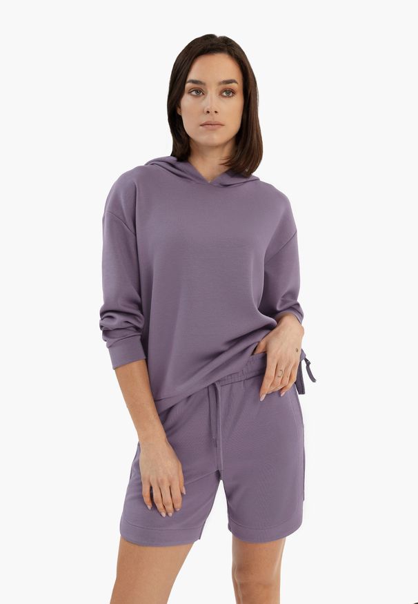 Volcano - M-LULI. Kolor: fioletowy. Materiał: elastan, materiał, dresówka, poliester, skóra. Wzór: gładki. Sezon: lato