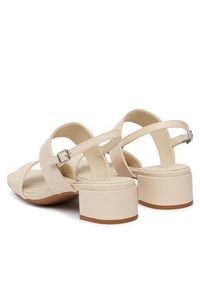 ecco - ECCO Sandały Liva 25030301378 Écru. Kolor: kremowy. Materiał: skóra #3