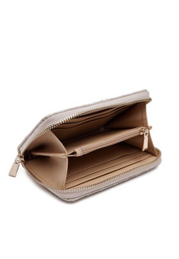 Guess Duży Portfel Damski SWGG96 26140 Beżowy. Kolor: beżowy. Materiał: skóra
