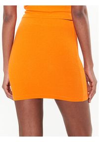 Calvin Klein Jeans Spódnica ołówkowa J20J220795 Pomarańczowy Slim Fit. Kolor: pomarańczowy. Materiał: syntetyk #4