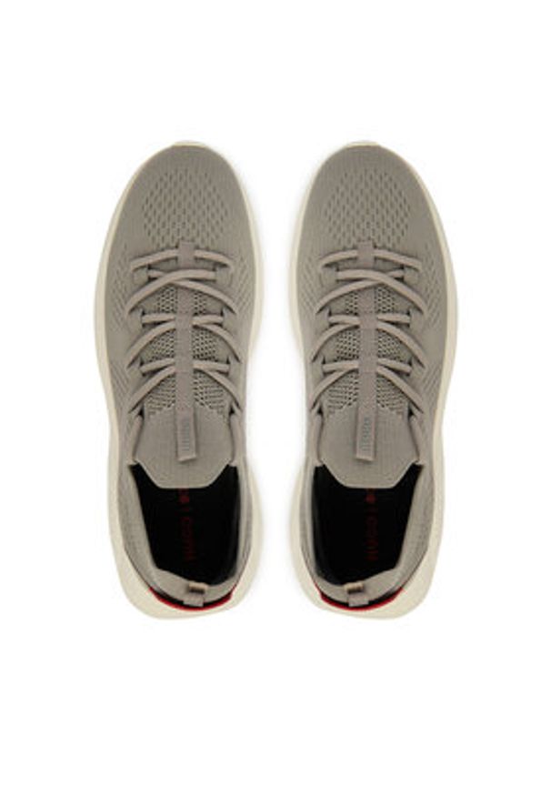 Hugo - HUGO Sneakersy Leon 50563493 Szary. Kolor: szary. Materiał: materiał