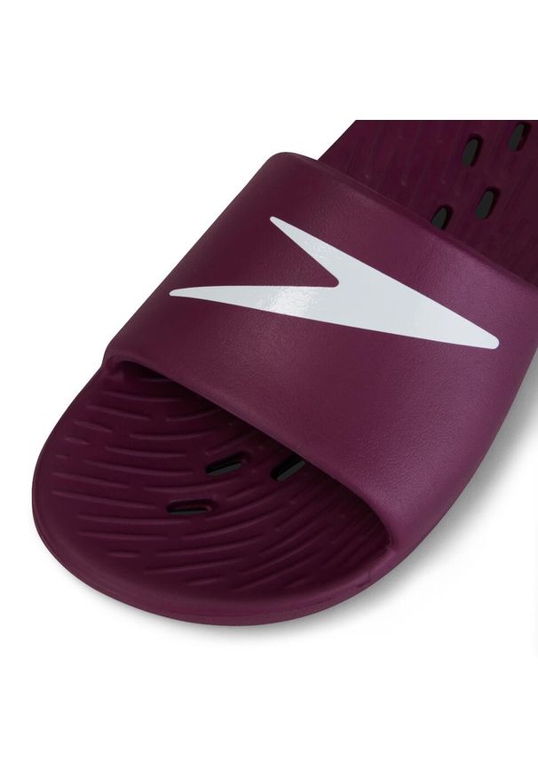 Klapki basenowe damskie Speedo Slides. Kolor: biały, wielokolorowy, fioletowy