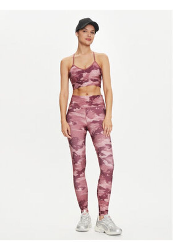 Reebok Biustonosz sportowy ID Train Train Como Bra Sedros 100035798 Beżowy. Kolor: beżowy. Materiał: syntetyk