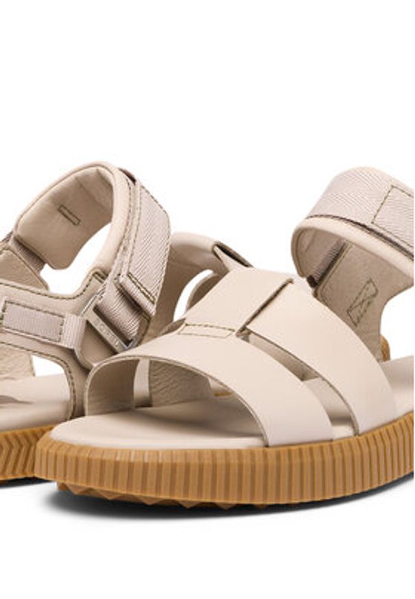 sorel - Sorel Sandały ONA AVE™ Women's Ankle Strap 2113191 Szary. Kolor: szary. Materiał: skóra