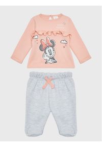 Zippy Komplet bluzka i spodnie Myszka Minnie 22W-8905ZT Różowy Regular Fit. Kolor: różowy. Materiał: bawełna. Wzór: motyw z bajki