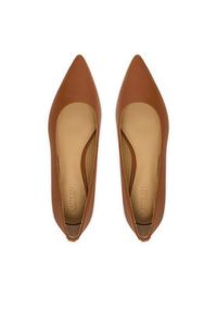 Lauren Ralph Lauren - LAUREN RALPH LAUREN Baleriny Londyn 802P09039002 Brązowy. Kolor: brązowy. Materiał: skóra #4