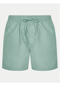 Calvin Klein Swimwear Szorty kąpielowe KM0KM01109 Błękitny Regular Fit. Kolor: niebieski. Materiał: syntetyk #4