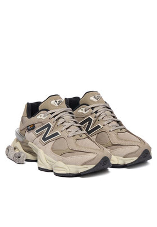 New Balance Sneakersy U9060ORD W Brązowy. Kolor: brązowy. Materiał: zamsz, skóra