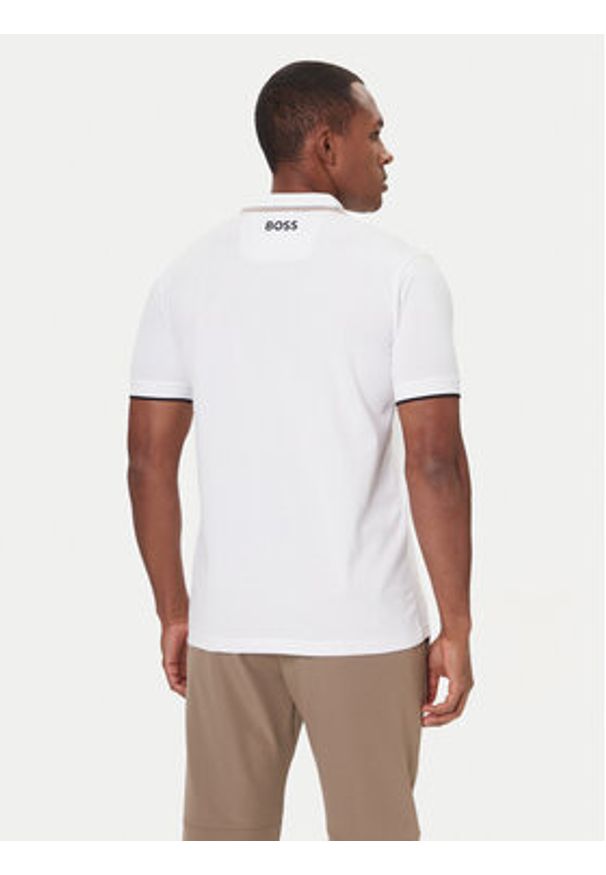 BOSS Polo Paddy Pro 50469102 Beżowy Regular Fit. Typ kołnierza: polo. Kolor: beżowy. Materiał: bawełna