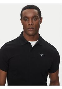 Barbour Polo Original Sports MML0358BK31 Czarny Tailored Fit. Typ kołnierza: polo. Kolor: czarny. Materiał: bawełna #3