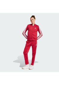 Adidas - Dres Dayready. Kolor: czerwony. Materiał: dresówka. Sport: fitness #1