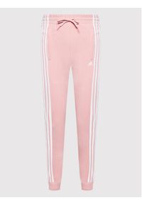 Adidas - adidas Spodnie dresowe Essentials HD4272 Różowy Slim Fit. Kolor: różowy. Materiał: bawełna, dresówka #2