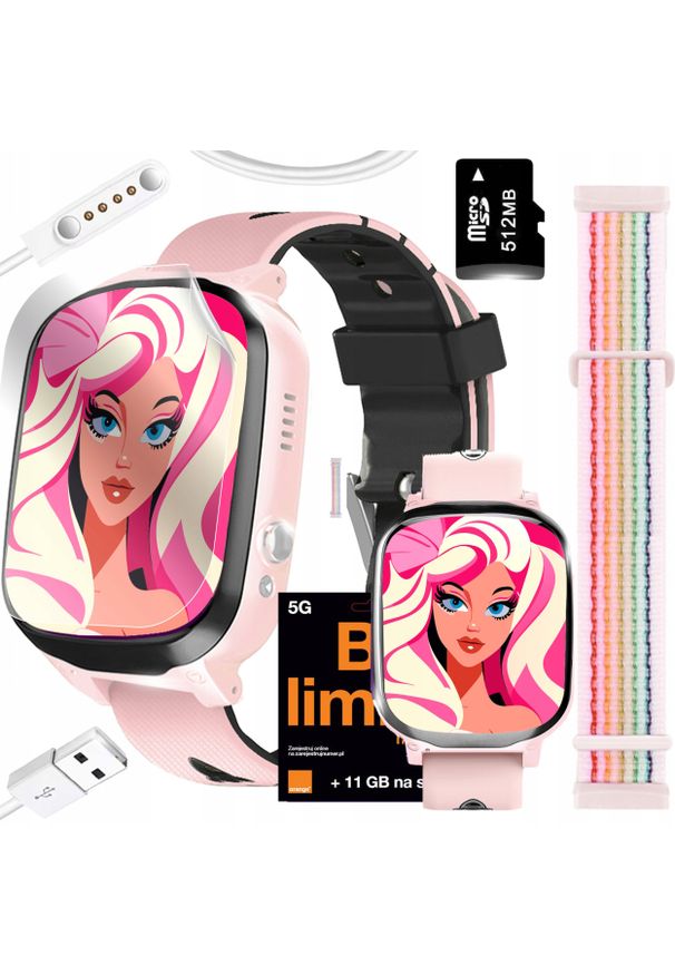 WonderWatch - Smartwatch Zegarek Dla Dzieci SIM Aparat Telefon Gry Muzyka Bajki Rozmowy. Rodzaj zegarka: smartwatch
