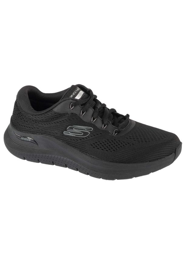 skechers - Buty sportowe Sneakersy męskie, Arch Fit 2.0 - The Keep. Kolor: czarny. Sport: turystyka piesza