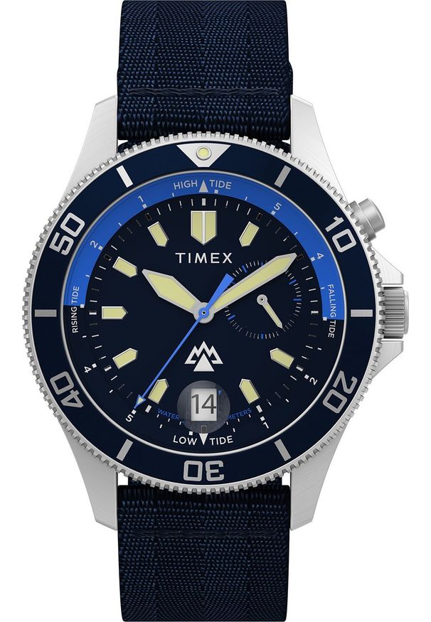 Zegarek Timex Zegarek męski Timex TW2W22000 niebieski. Kolor: niebieski