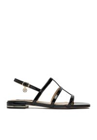 Nine West Sandały CEO-R26SS01558 Czarny. Kolor: czarny. Materiał: materiał #1