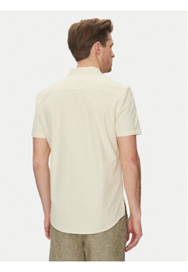 Blend Koszula 20717697 Beżowy Regular Fit. Kolor: beżowy. Materiał: bawełna