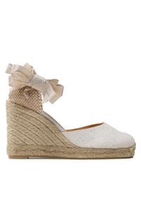 Castañer Espadryle Carina/8/032 021767-4078 Kolorowy. Materiał: skóra. Wzór: kolorowy