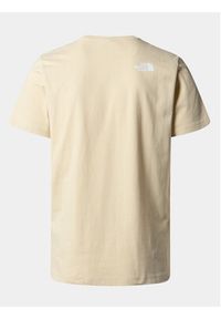 The North Face T-Shirt Woodcut Dome NF0A87NX Beżowy Regular Fit. Kolor: beżowy. Materiał: bawełna #6