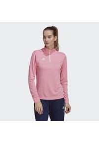 Bluza piłkarska damska Adidas Entrada 22 Training Top. Kolor: różowy. Sport: piłka nożna