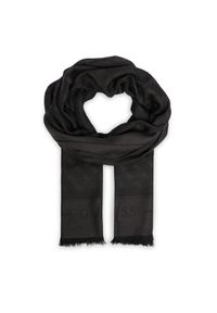 Guess Szalik AM9504 POL03 Czarny. Kolor: czarny. Materiał: materiał