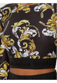 Versace Jeans Couture Bluzka 78HAH218 Czarny Slim Fit. Kolor: czarny. Materiał: syntetyk #5