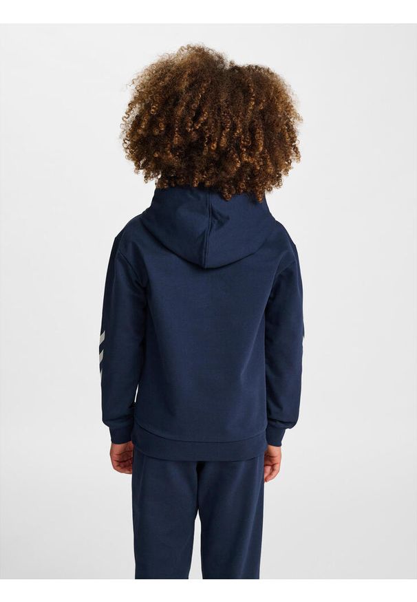 Bluza z kapturem dla dzieci Hummel Logo. Typ kołnierza: kaptur. Kolor: wielokolorowy, niebieski, zielony
