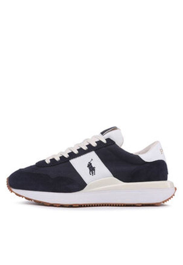 Polo Ralph Lauren Sneakersy Train 89 809878008004 Granatowy. Kolor: niebieski. Materiał: materiał