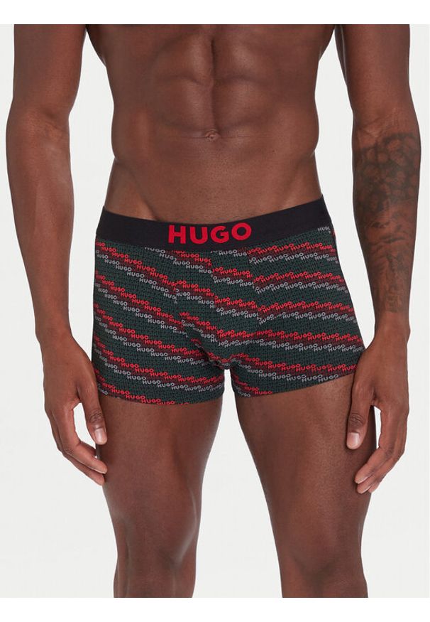 Hugo - HUGO Komplet 3 par bokserek 50549140 Kolorowy. Materiał: bawełna. Wzór: kolorowy