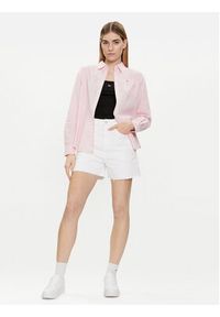 Tommy Jeans Koszula DW0DW17737 Różowy Boxy Fit. Kolor: różowy. Materiał: bawełna #2