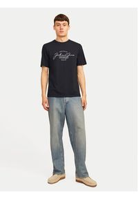 Jack & Jones - Jack&Jones T-Shirt Erris 12256799 Czarny Standard Fit. Kolor: czarny. Materiał: bawełna #3