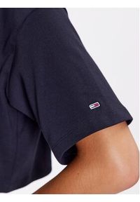 Tommy Jeans T-Shirt DW0DW16167 Granatowy Oversize. Kolor: niebieski. Materiał: bawełna #2