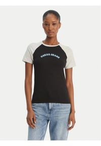 Guess Jeans T-Shirt W6GIB0 J1314 Czarny Regular Fit. Kolor: czarny. Materiał: bawełna #1