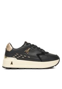 Patrizia Pepe Sneakersy PPJ917.31 Czarny. Kolor: czarny. Materiał: skóra