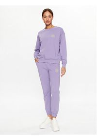 Pinko Spodnie dresowe 100371 A162 Fioletowy Regular Fit. Kolor: fioletowy. Materiał: dresówka, bawełna #4