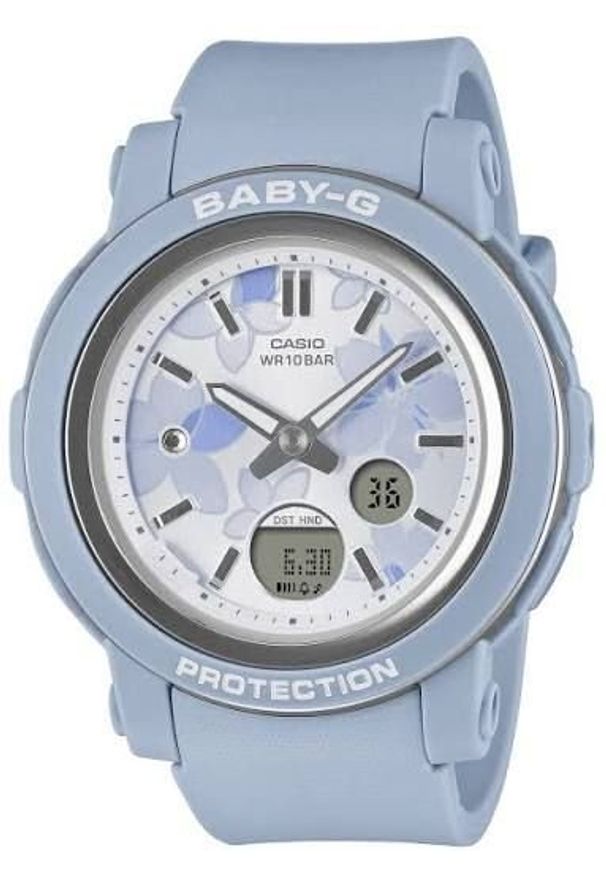 Zegarek Casio Zegarek Damski Casio Baby-G Floral Pattern BGA-290FL-2A (Koperta 41,5 mm)