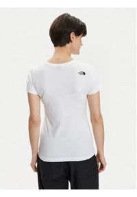 The North Face T-Shirt Easy NF0A87N6 Biały Regular Fit. Kolor: biały. Materiał: bawełna #6