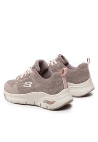 skechers - Skechers Sneakersy Comfy Wave 149414/DKTP Beżowy. Kolor: beżowy. Materiał: materiał #6