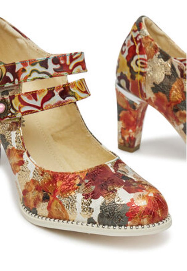 Laura Vita Półbuty Alcbaneo 31 Kolorowy. Materiał: skóra. Wzór: kolorowy