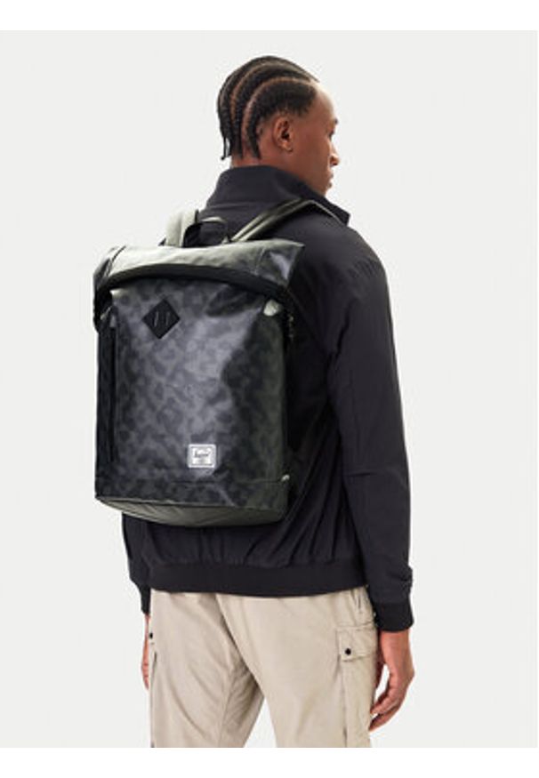 Herschel Plecak Roll Top 11194-06670 Szary. Kolor: szary. Materiał: skóra