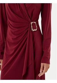 Joseph Ribkoff Sukienka koktajlowa 253145 Bordowy Slim Fit. Kolor: czerwony. Materiał: syntetyk. Styl: wizytowy #5