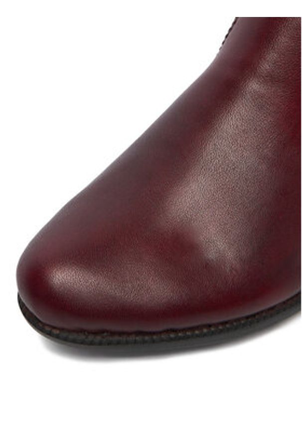 Rieker Botki CEO-78656-35 Bordowy. Kolor: czerwony. Materiał: skóra