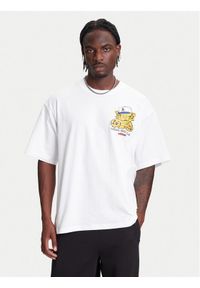 Adidas - adidas T-Shirt Wabash JW0158 Biały Oversize. Kolor: biały. Materiał: bawełna