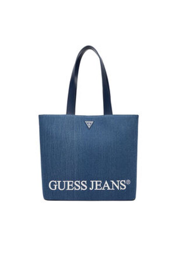 Guess Jeans Torebka CWBEO-GUESS-B-010-09 Granatowy. Kolor: niebieski