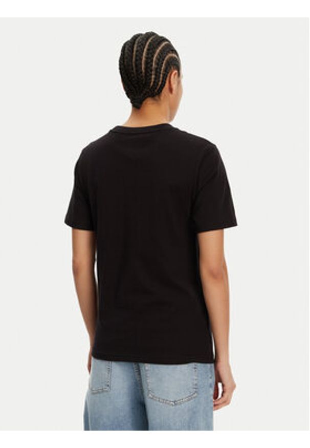 Tommy Jeans T-Shirt Color Varsity DW0DW21337 Czarny Relaxed Fit. Kolor: czarny. Materiał: bawełna