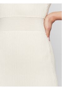 Guess Sukienka dzianinowa Janice W3RK28 Z2YJ2 Écru Slim Fit. Materiał: wiskoza #3