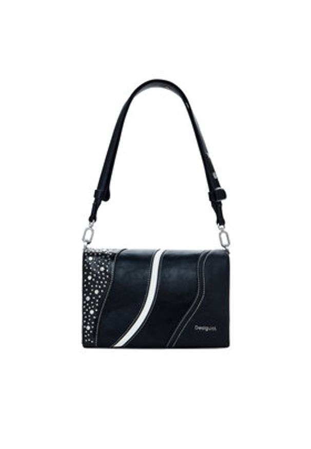 Desigual Torebka 25SAXPAK Czarny. Kolor: czarny. Materiał: skórzane