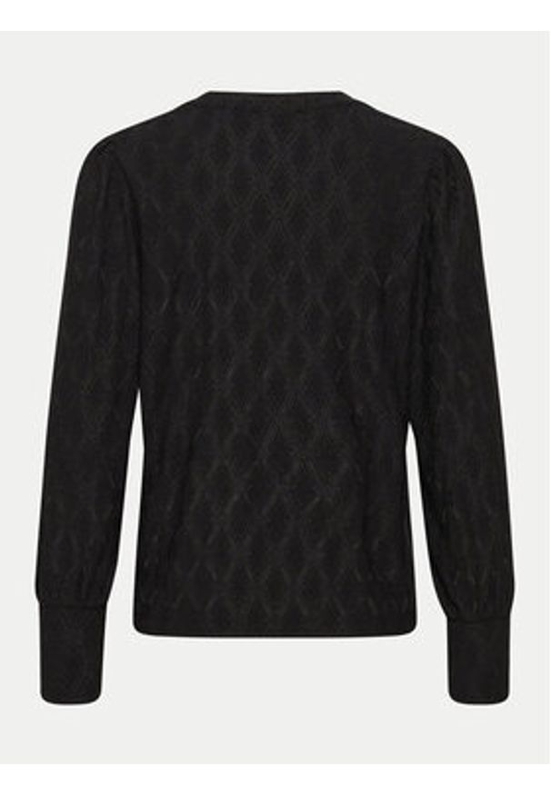 Kaffe Bluzka Tine 10509099 Czarny Regular Fit. Kolor: czarny. Materiał: syntetyk